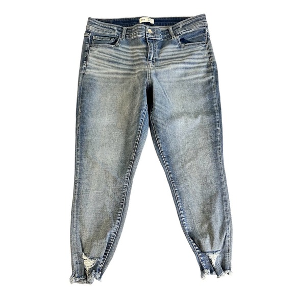 Buckle BKE Payton Universal Fit Ankle Skinny Blue Denim Mid‎ Rise 36x25 Jeans - Picture 1 of 12